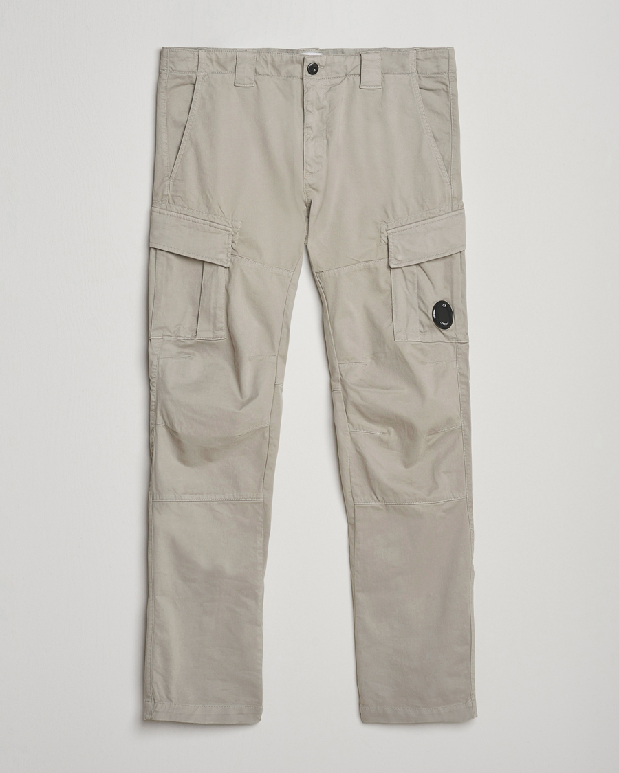 Herren | Hosen | C.P. Company | Stretch Satin Lens Cargo Pants Grey