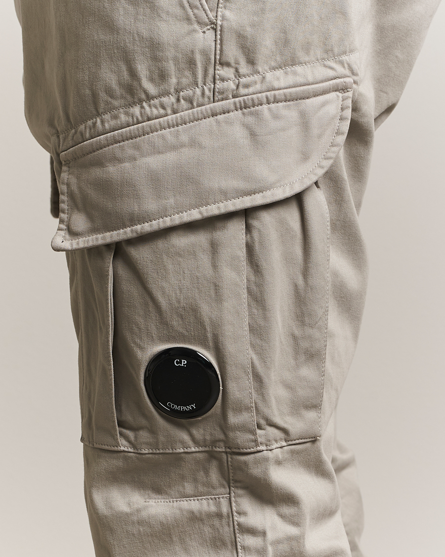 Herren | Hosen | C.P. Company | Stretch Satin Lens Cargo Pants Grey