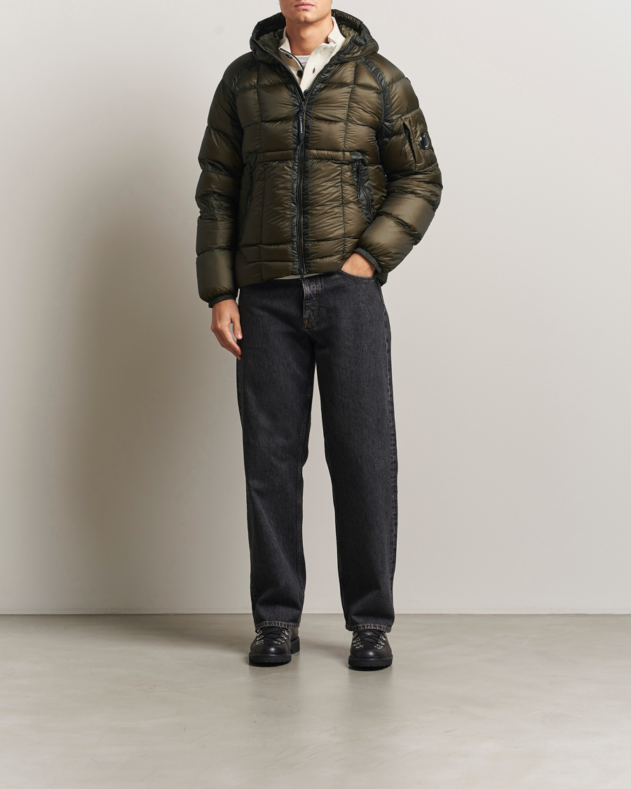 Herren | Jacken | C.P. Company | DD Shell Padded Hood Jacket Dark Green