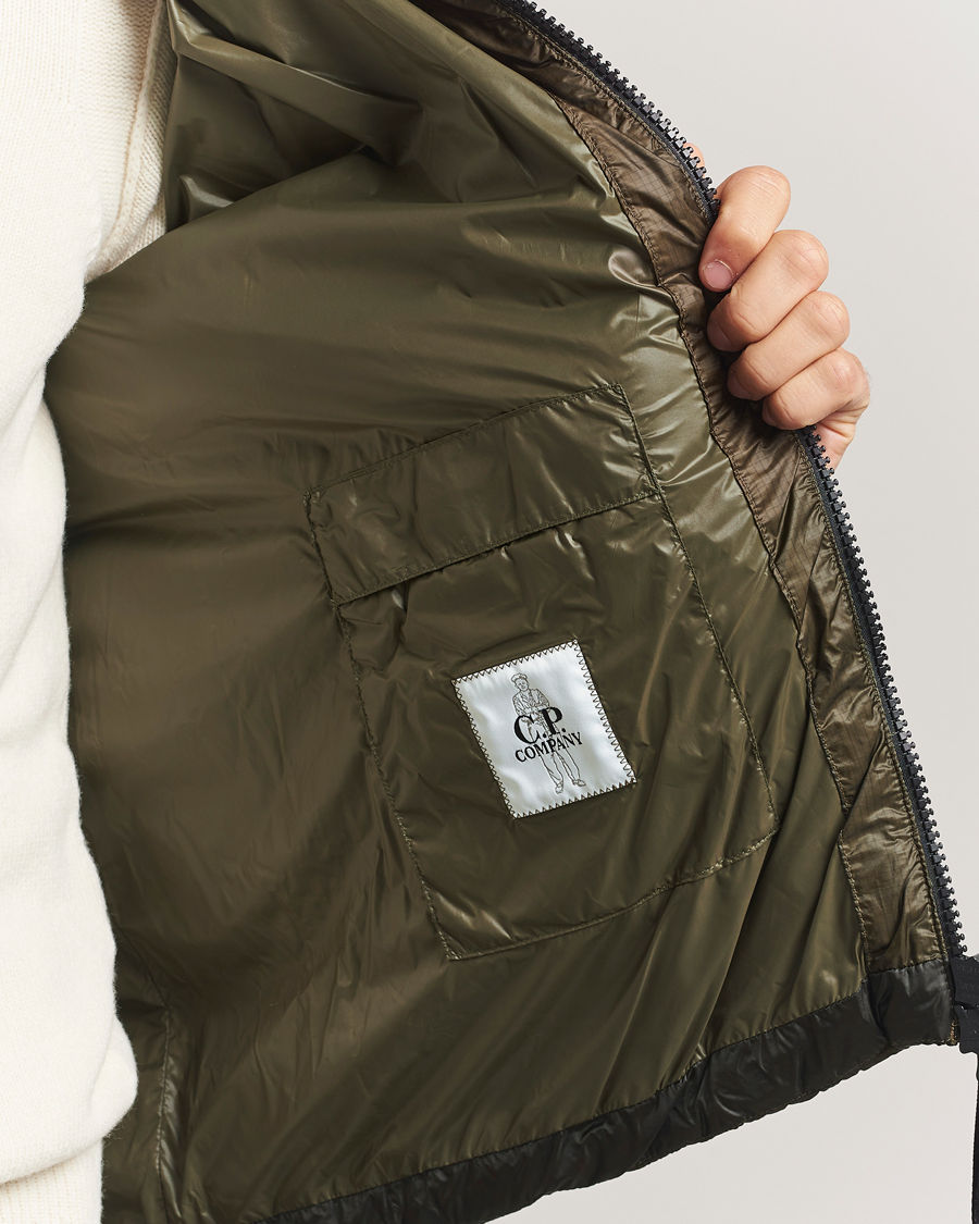 Herren | Jacken | C.P. Company | DD Shell Padded Hood Jacket Dark Green