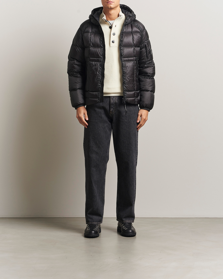 Herren | Jacken | C.P. Company | DD Shell Padded Hood Jacket Black