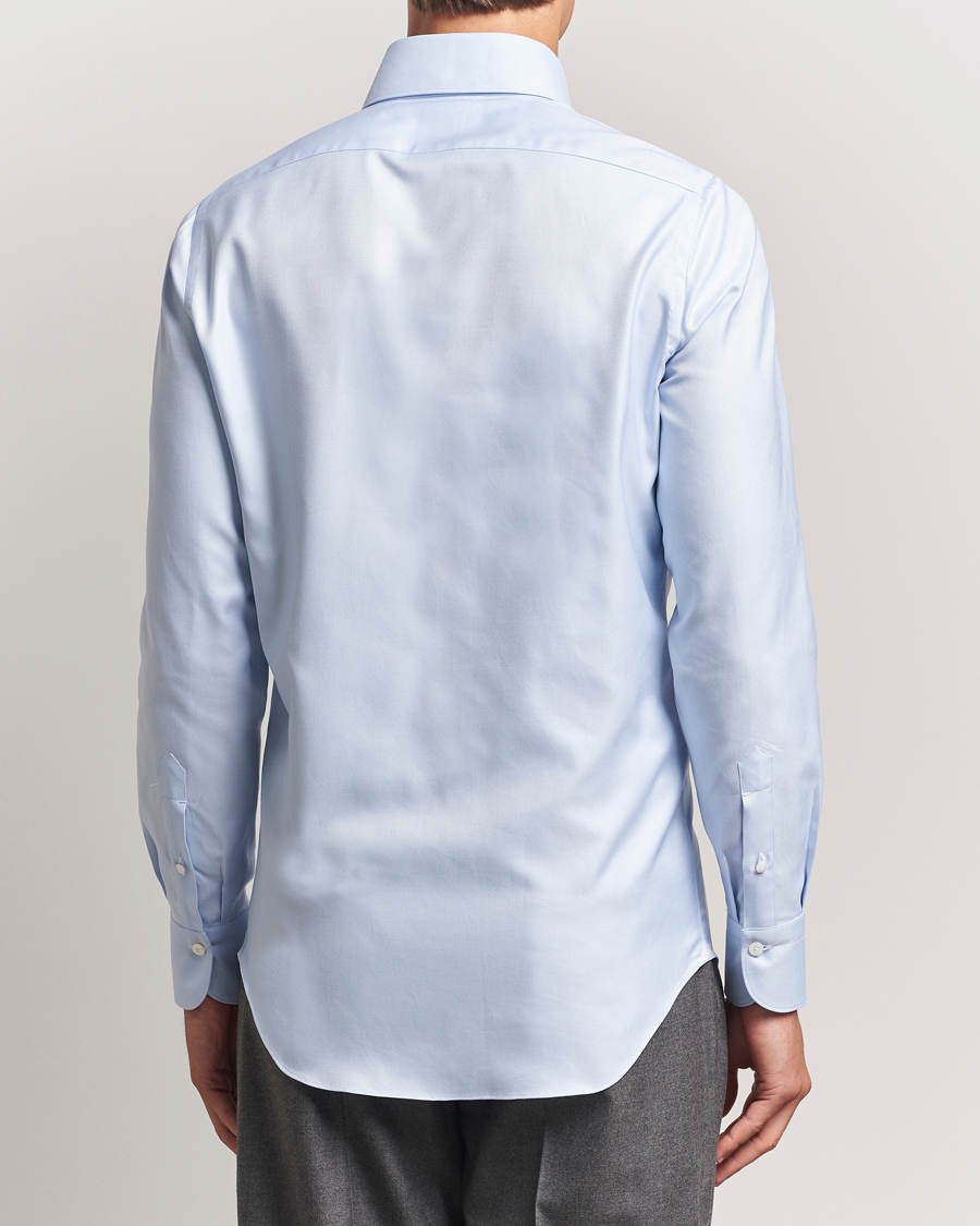 Herren | Hemden | Finamore Napoli | Milano Slim Oxford Button Down Shirt Light Blue