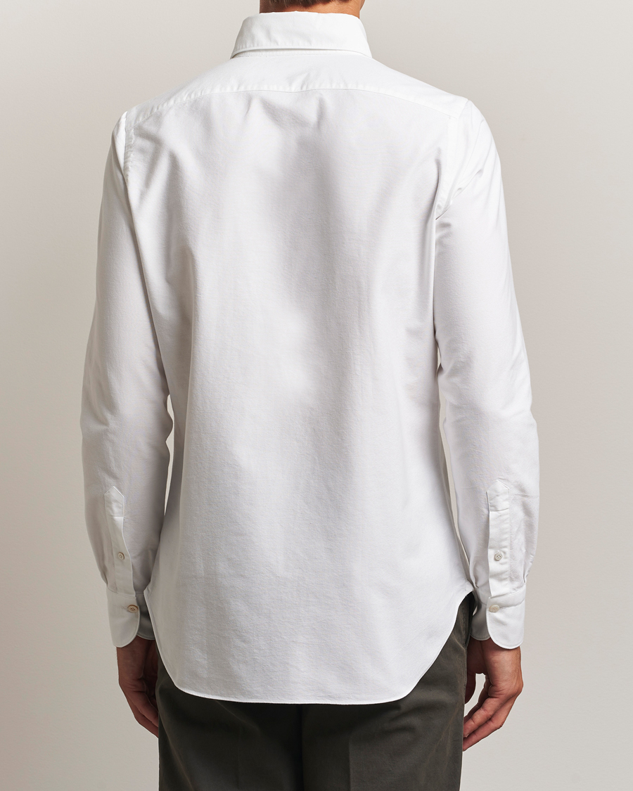 Herren | Hemden | Finamore Napoli | Gaeta Oxford Button Down Shirt White