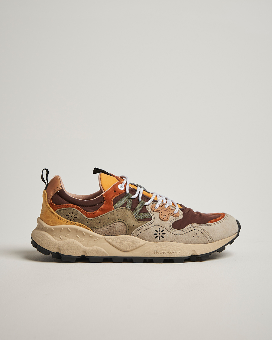 Herren | Sneaker | Flower Mountain | Yamano 3 Suede/Nylon Sneaker Olive