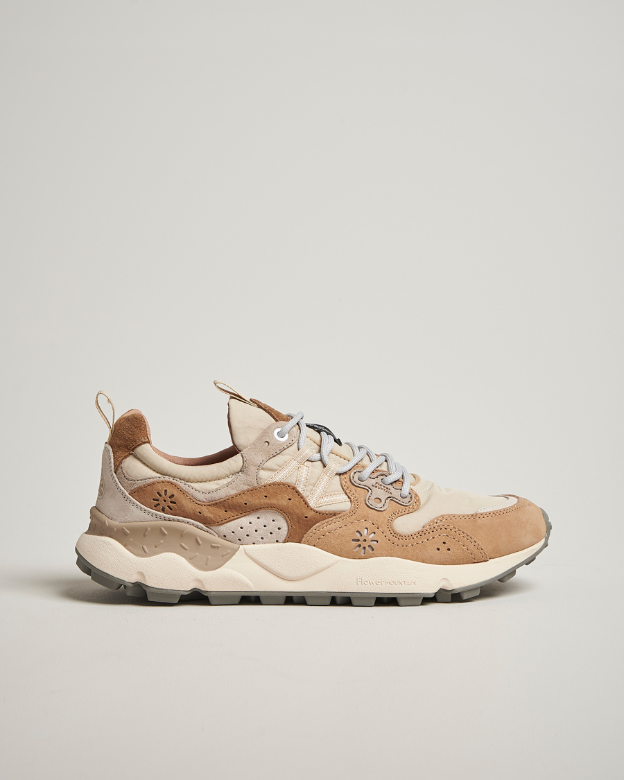 Herren | Sneaker | Flower Mountain | Yamano 3 Suede/Nylon Sneaker Brown/Beige