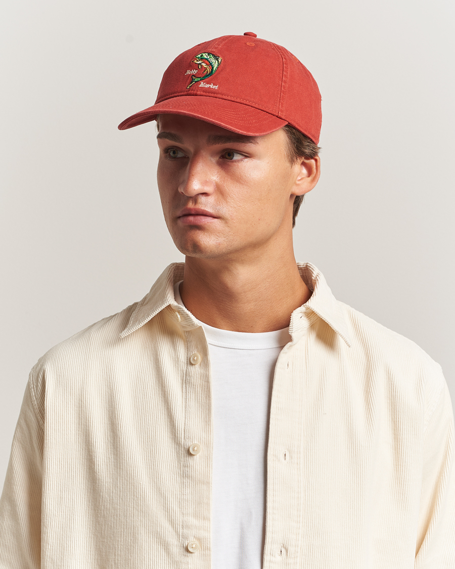 Herren | Hüte & Mützen | Forét | Catch Washed Cap Red