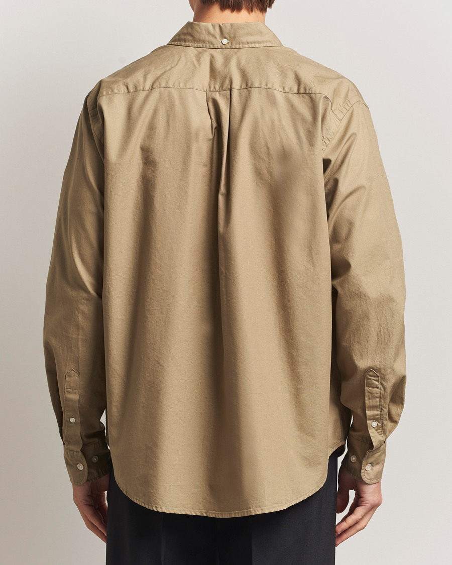 Herren | Hemden | Forét | Flag Regular Fit Oxford Shirt Khaki