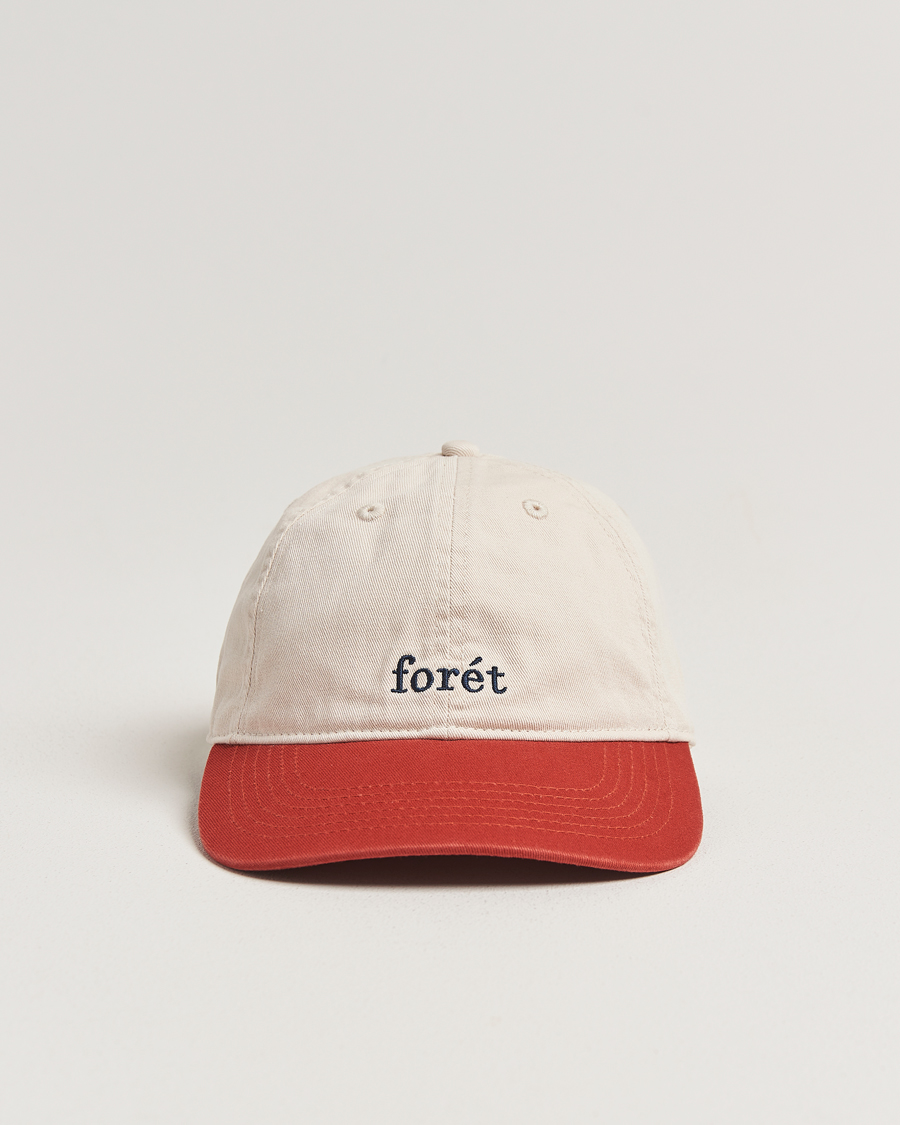 Herren | Hüte & Mützen | Forét | Hawk Washed 2-Tone Cap Cloud/Red