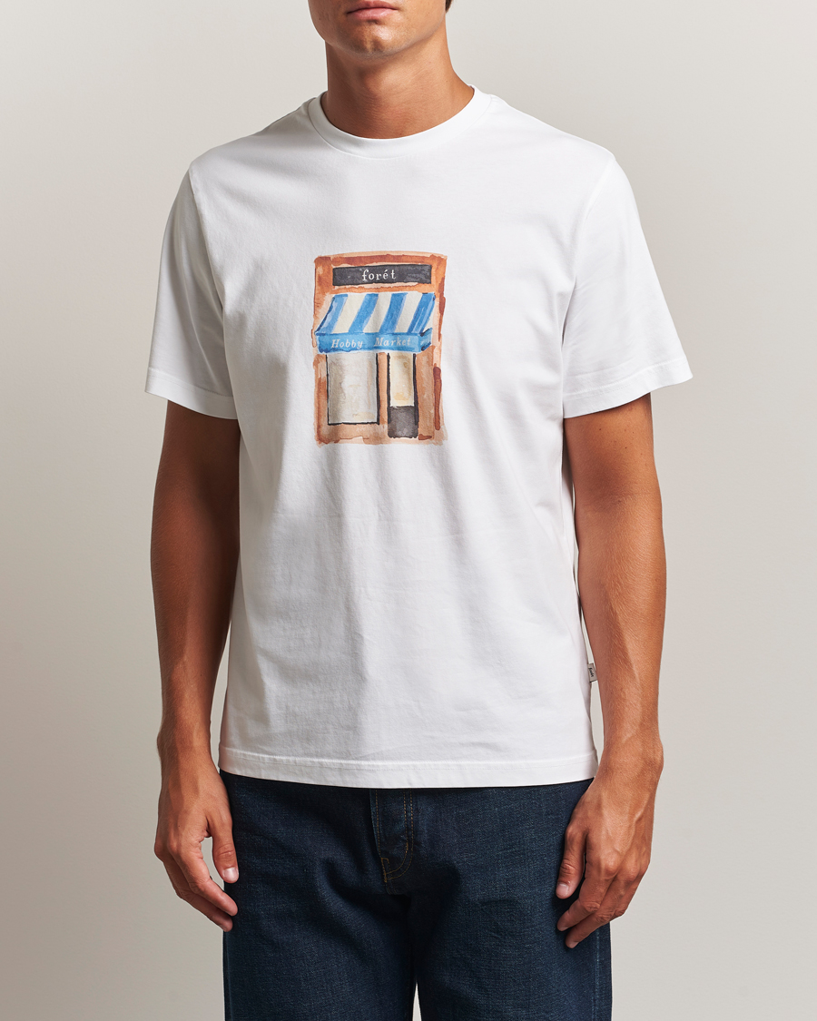 Herren | T-Shirts | Forét | Market T-Shirt White