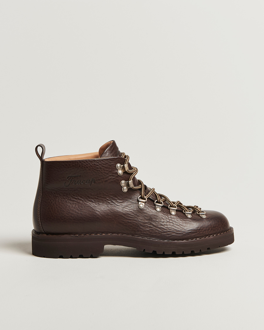 Herren | Boots | Fracap | M120 Grained Leather Boot Dark Brown