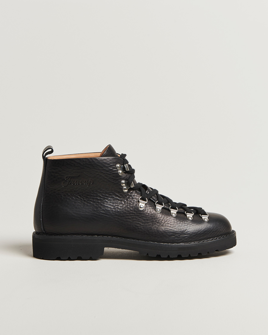 Herren | Boots | Fracap | M120 Grained Leather Boot Black