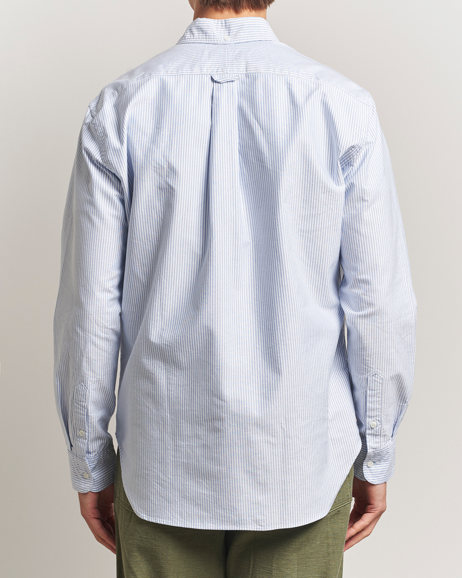 Herren | Hemden | Gitman Vintage | Oxford Button Down Shirt Light Blue Stripe