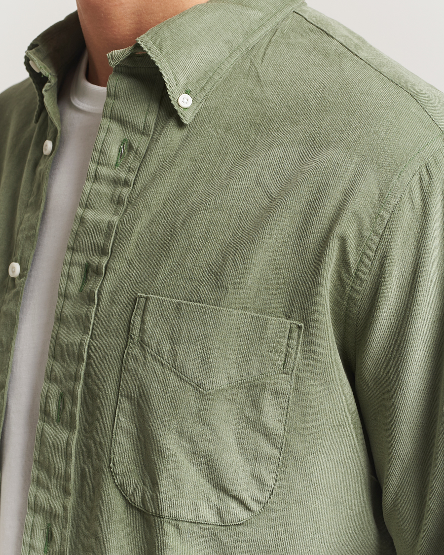 Herren | Hemden | Gitman Vintage | Corduroy Button Down Shirt Sage