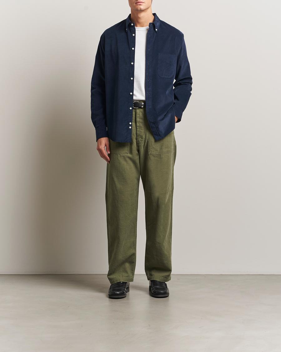 Herren | Hemden | Gitman Vintage | Corduroy Button Down Shirt Navy