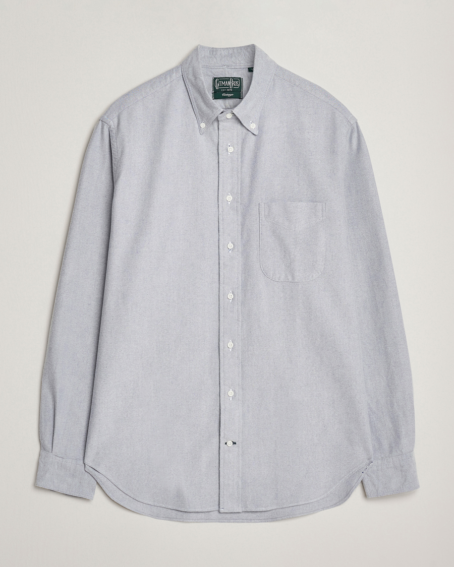 Herren | Hemden | Gitman Vintage | Brushed Oxford Button Down Shirt Blue