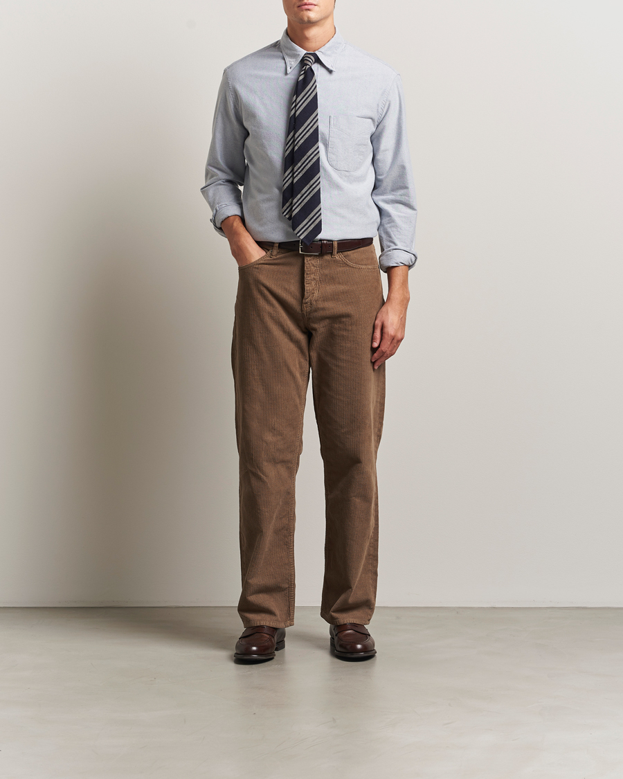 Herren | Hemden | Gitman Vintage | Brushed Oxford Button Down Shirt Blue