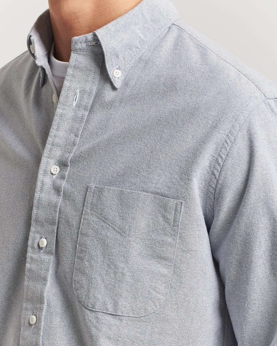 Herren | Hemden | Gitman Vintage | Brushed Oxford Button Down Shirt Blue