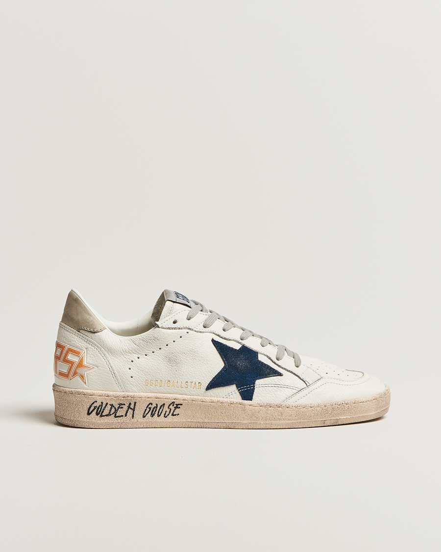Herren | Sneaker | Golden Goose | Ball Star Sneakers White/Navy