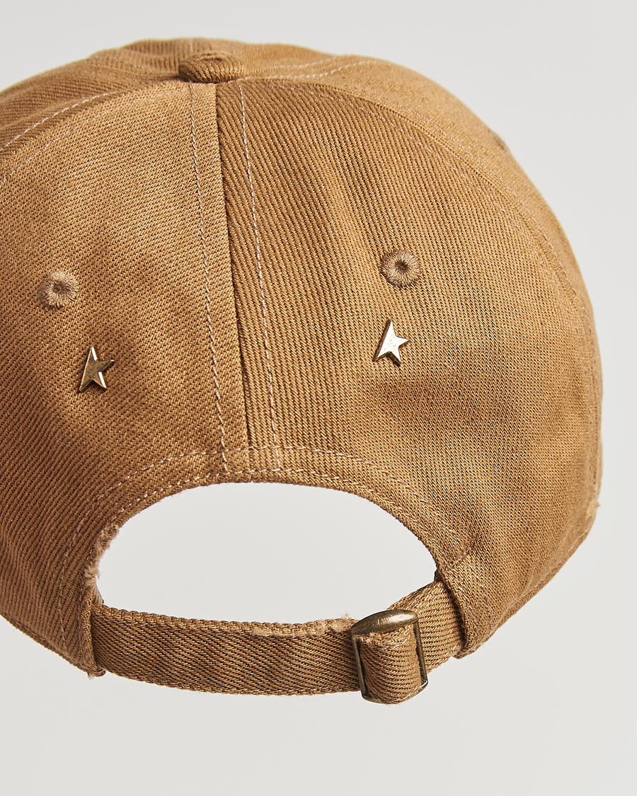Herren | Hüte & Mützen | Golden Goose | Embroidered Cotton Cap Beige