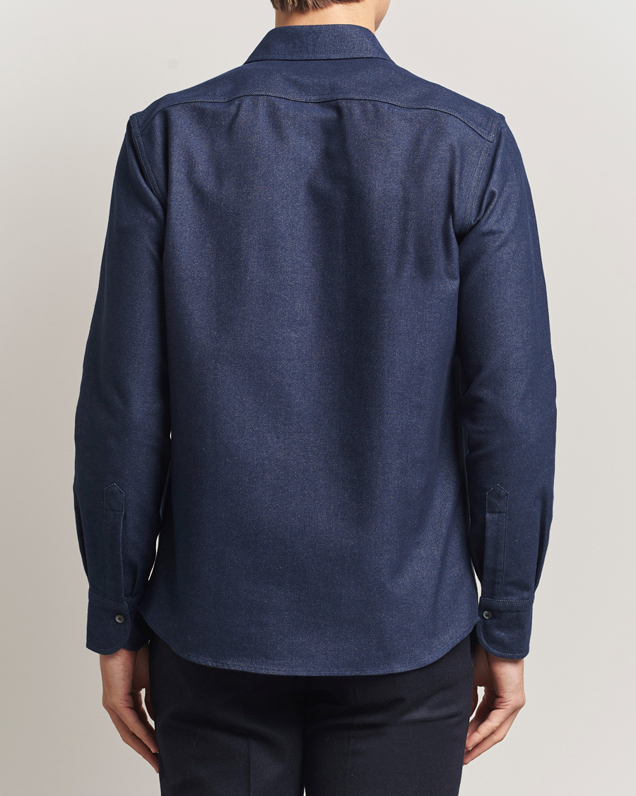 Herren | Hemden | Grigio | Heavy Twill Overshirt Navy