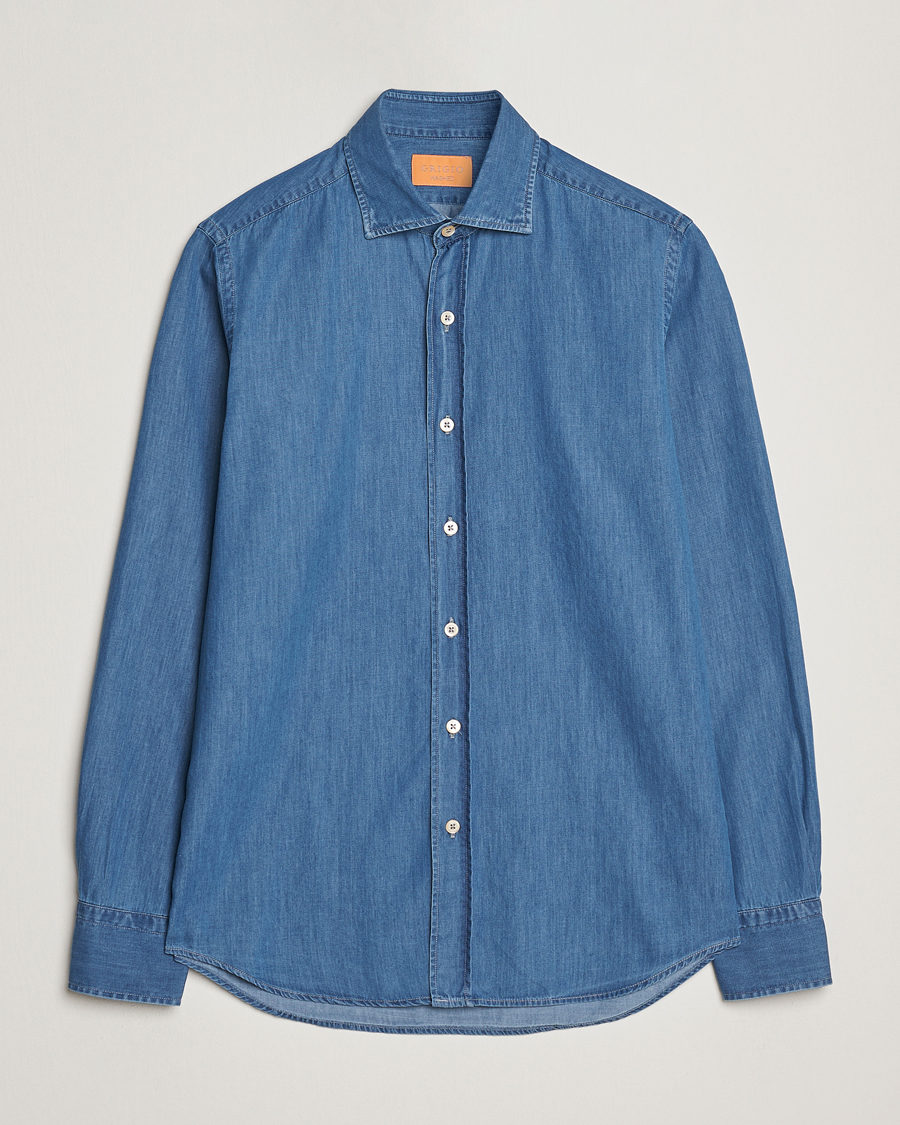 Herren | Hemden | Grigio | Denim Shirt Indigo