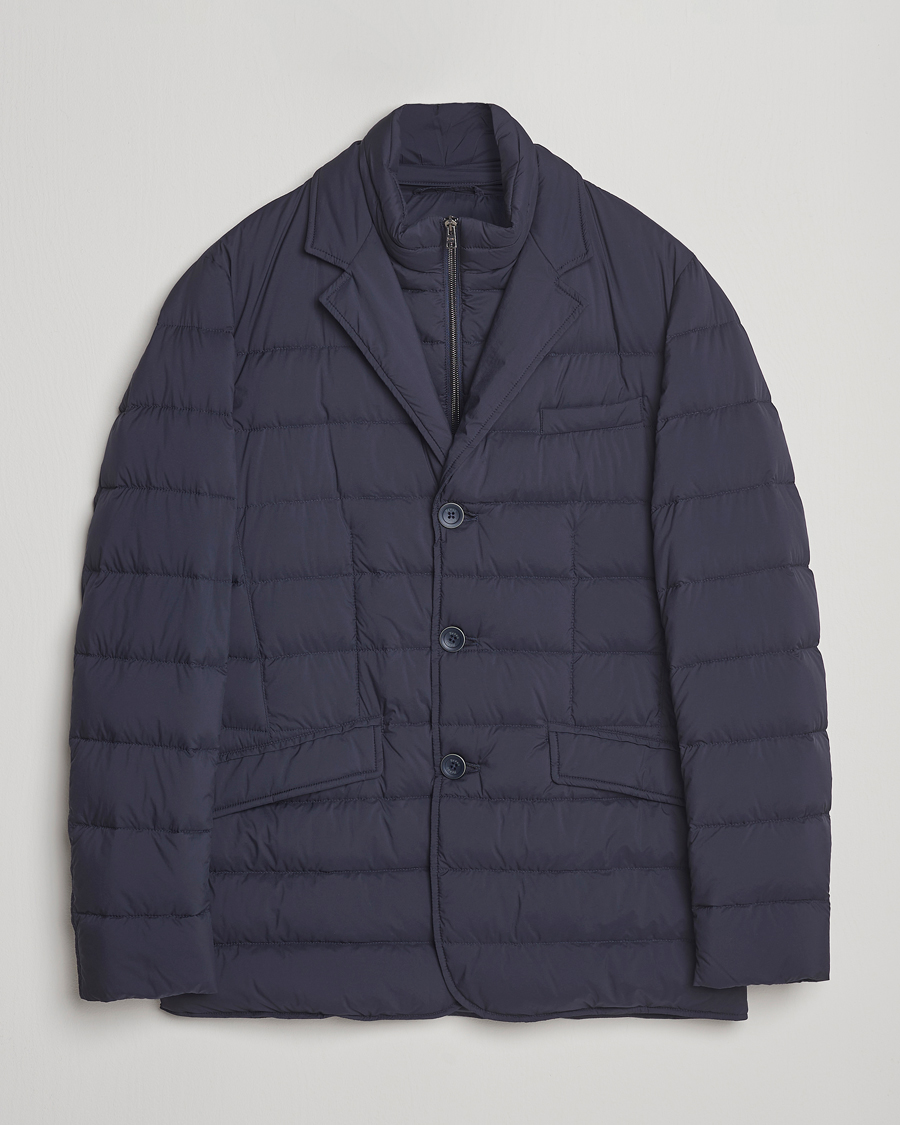 Herren | Jacken | Herno | Nylon Down Blazer Navy