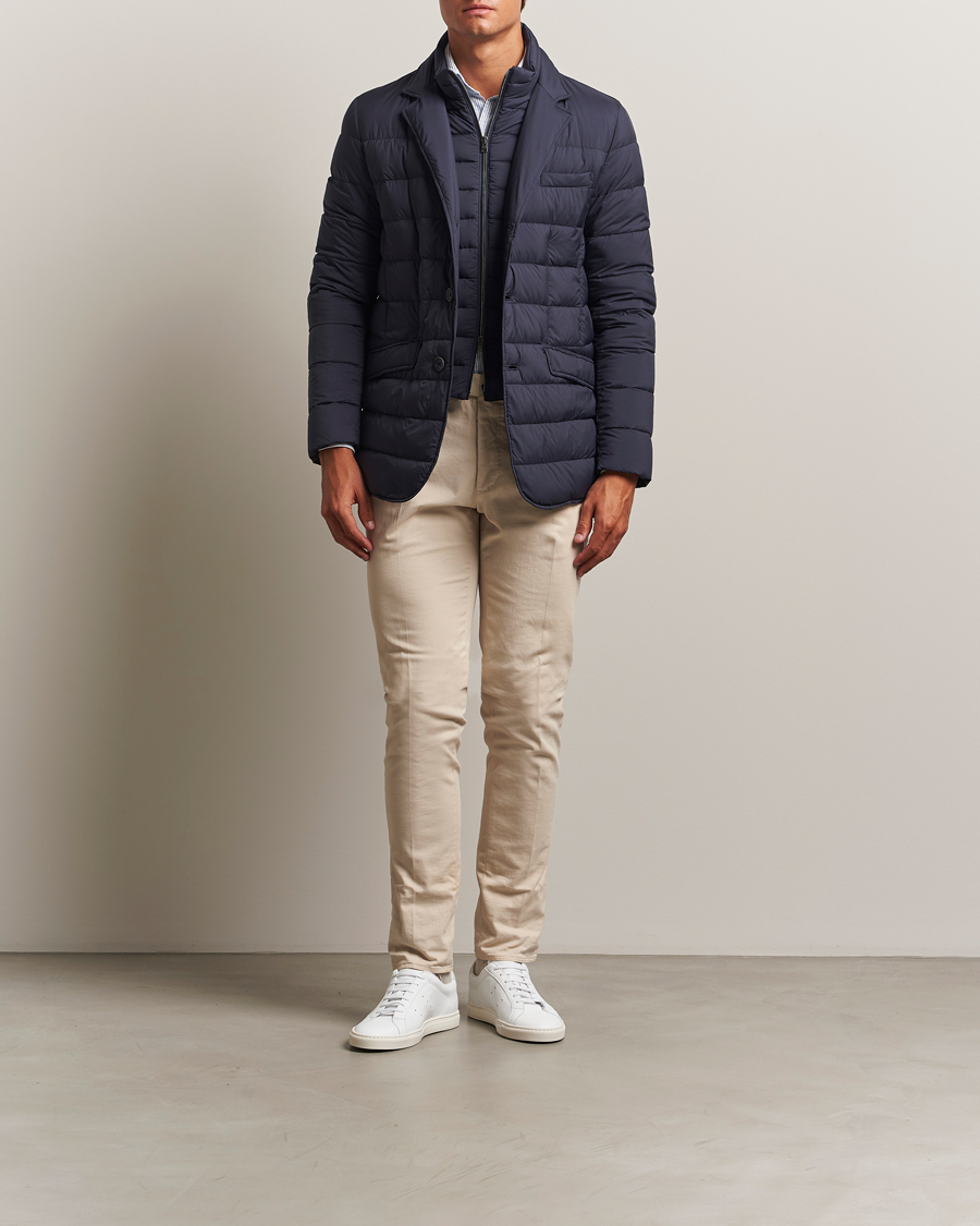 Herren | Jacken | Herno | Nylon Down Blazer Navy