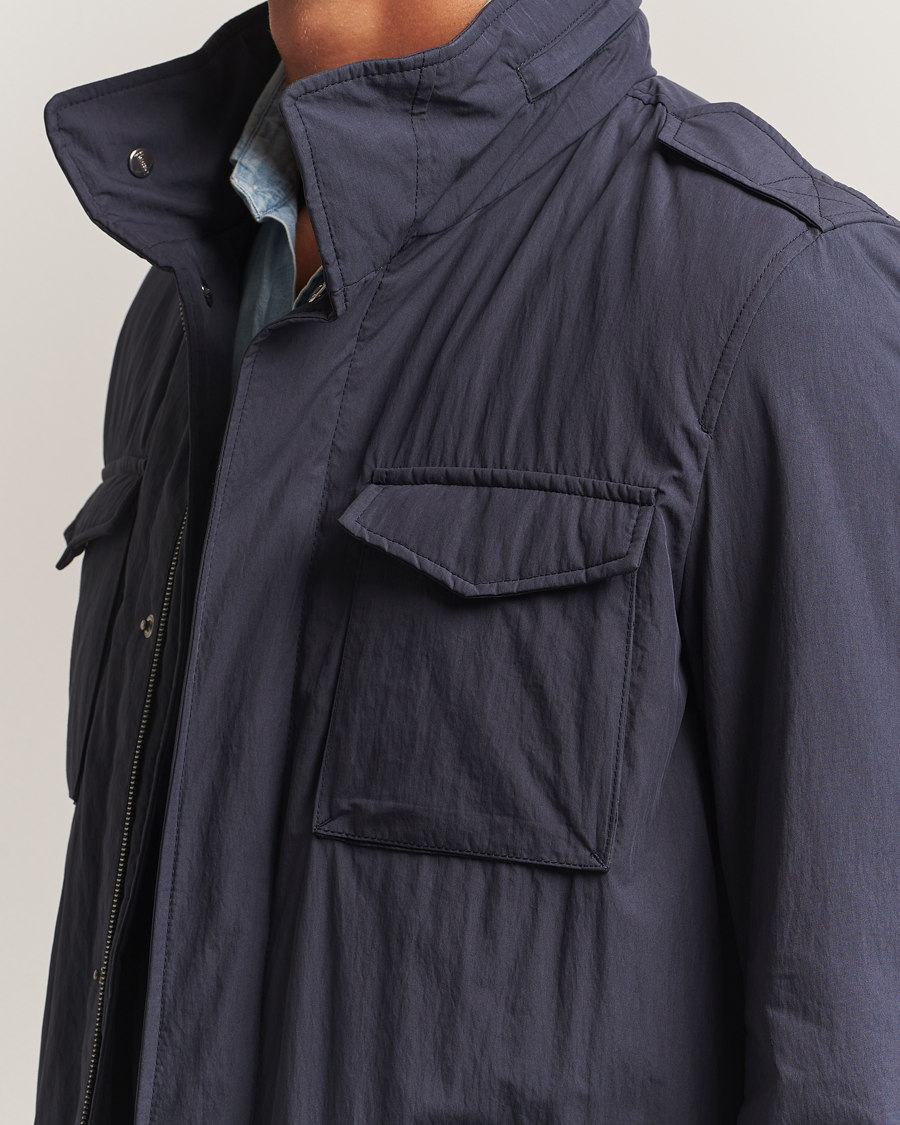 Herren | Jacken | Herno | Soft Nylon Field Jacket Navy