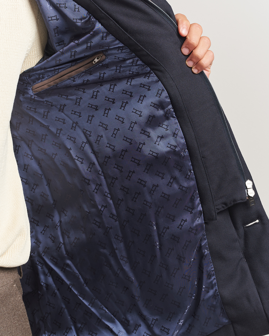 Herren | Jacken | Herno | Flannel Down Coat Navy