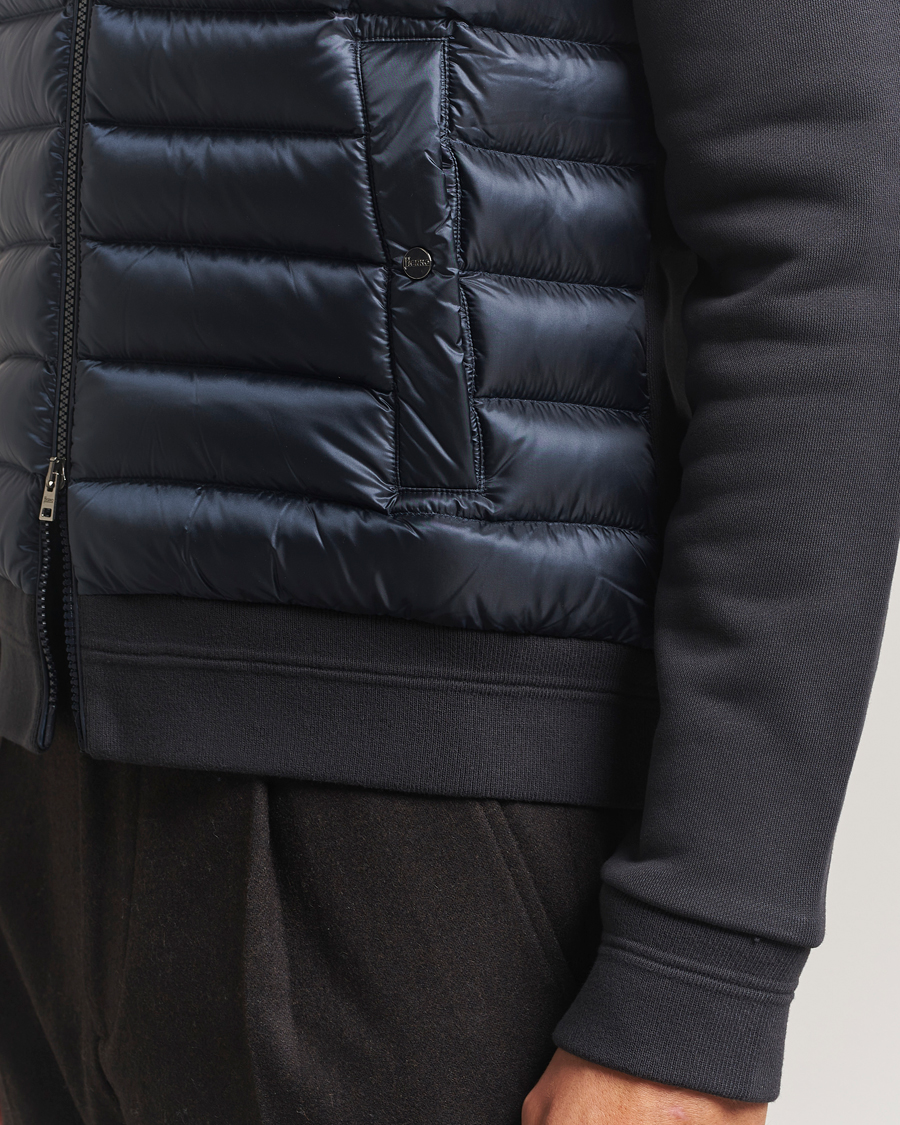 Herren | Jacken | Herno | Hybrid Full Zip Cardigan Navy