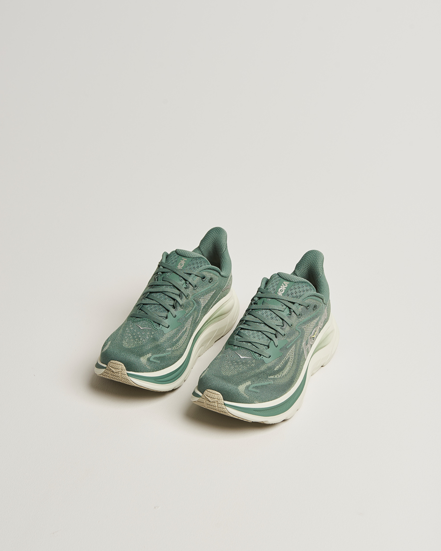 Herren | Runningsneakers | Hoka | One Clifton 10 Running Sneakers Fern/Truffle Salt