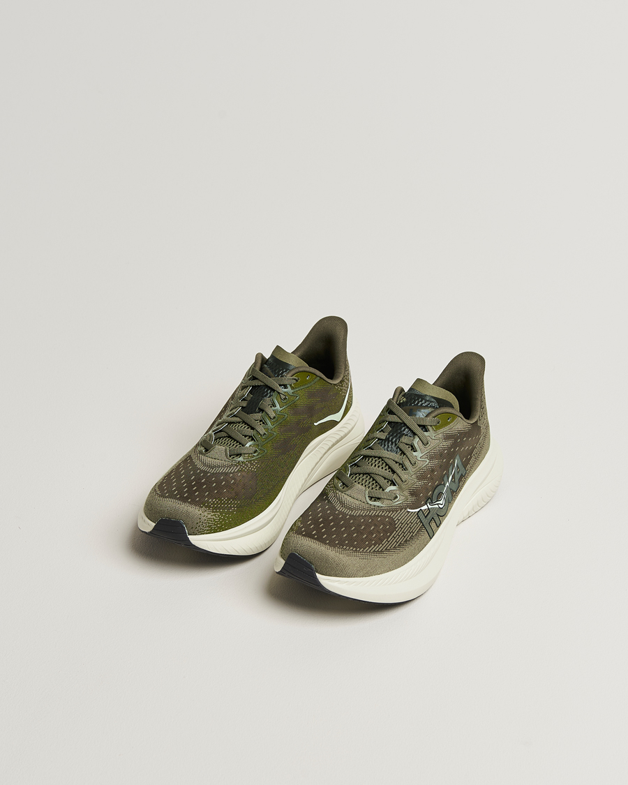 Herren | Runningsneakers | Hoka | One Mach 6 Running Sneakers Antique Olive/Truffle Salt