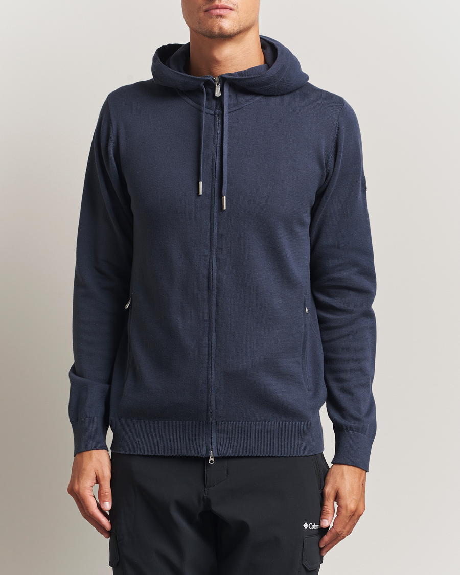 Herren | Pullover | Sail Racing | Bowman Knitted Full Zip Hoodie Navy