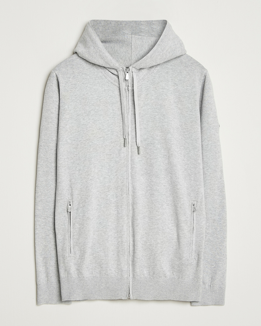 Herren | Pullover | Sail Racing | Bowman Knitted Full Zip Hoodie Grey Melange