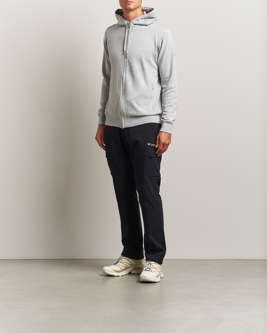 Herren | Pullover | Sail Racing | Bowman Knitted Full Zip Hoodie Grey Melange