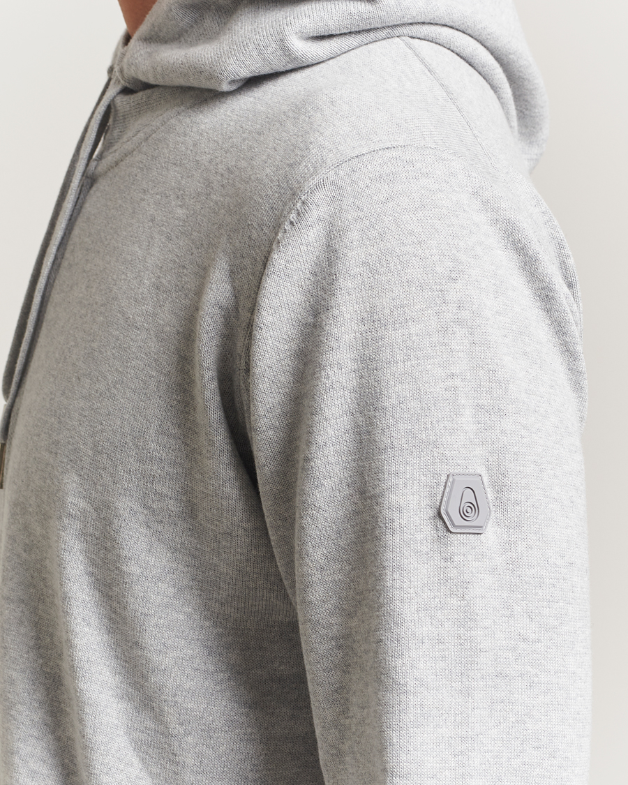 Herren | Pullover | Sail Racing | Bowman Knitted Full Zip Hoodie Grey Melange