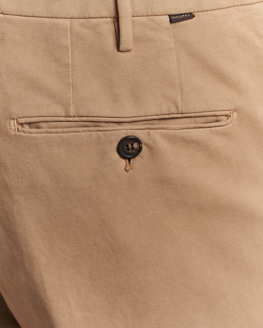 Herren | Hosen | Incotex | Regular Fit Cotton Stretch Chinos Beige