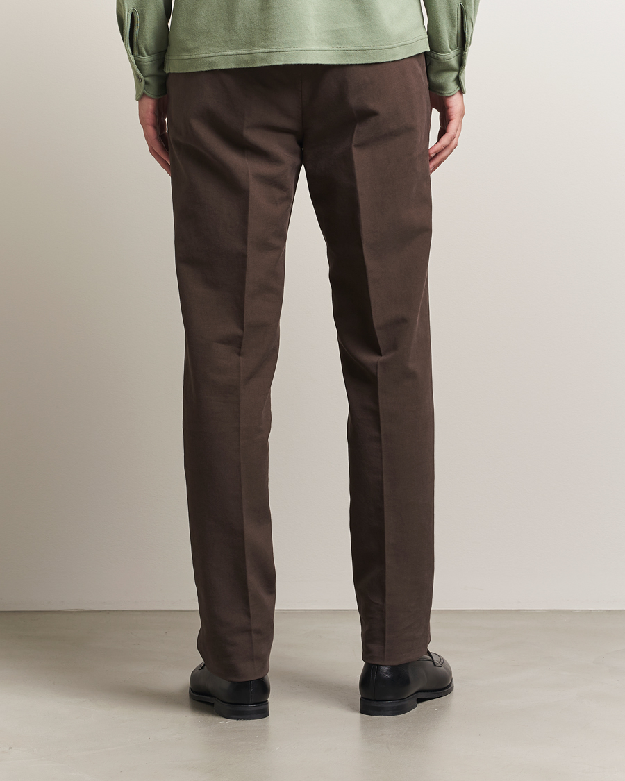 Herren | Hosen | Incotex | Regular Fit Cotton Stretch Chinos Dark Brown