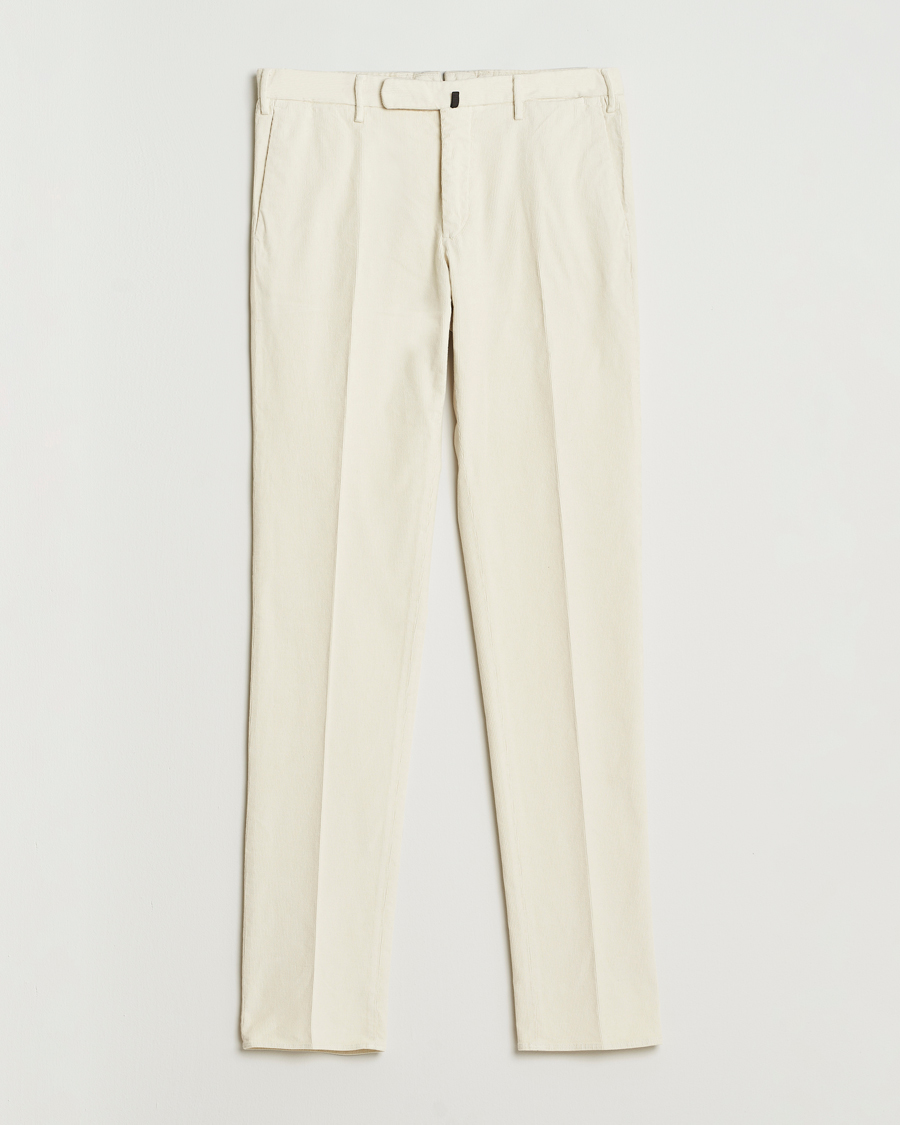 Herren | Hosen | Incotex | Slim Fit Baby Corduroy Trousers Off White