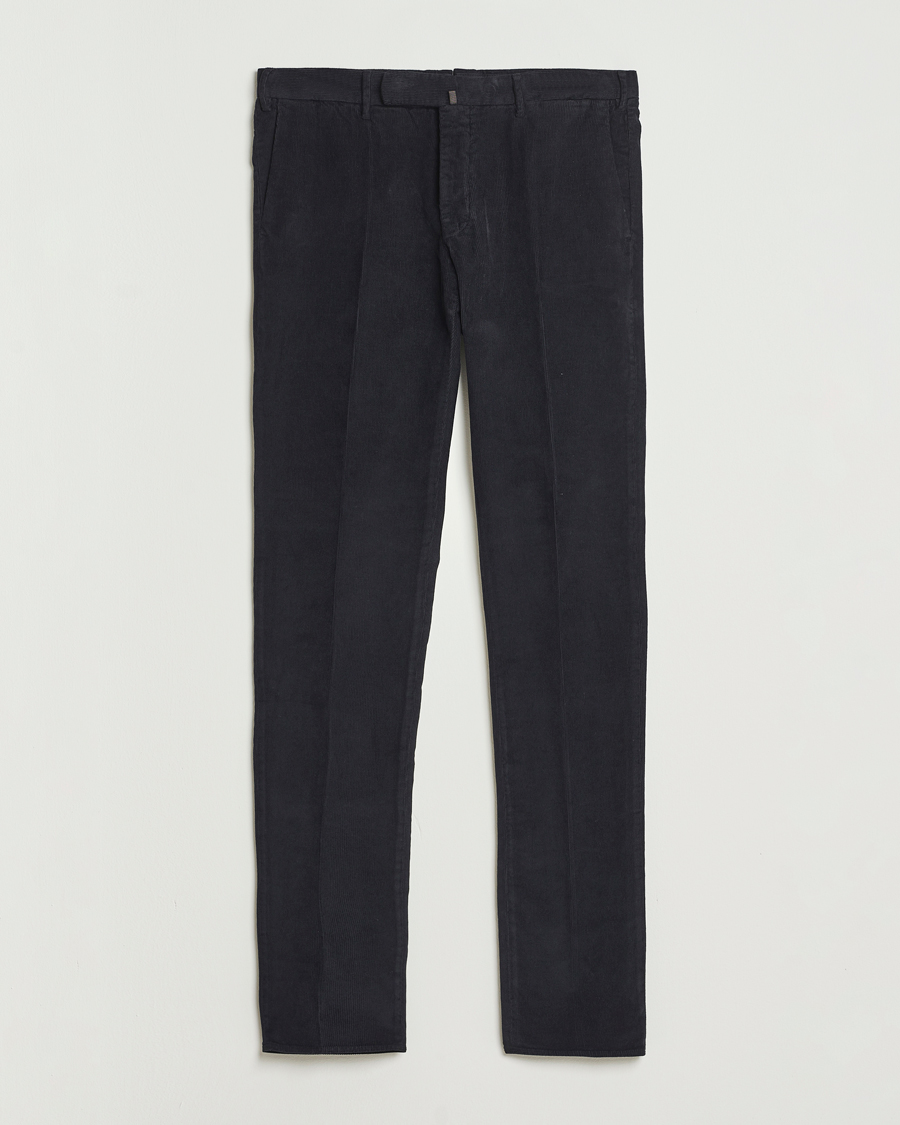 Herren | Hosen | Incotex | Slim Fit Baby Corduroy Trousers Navy