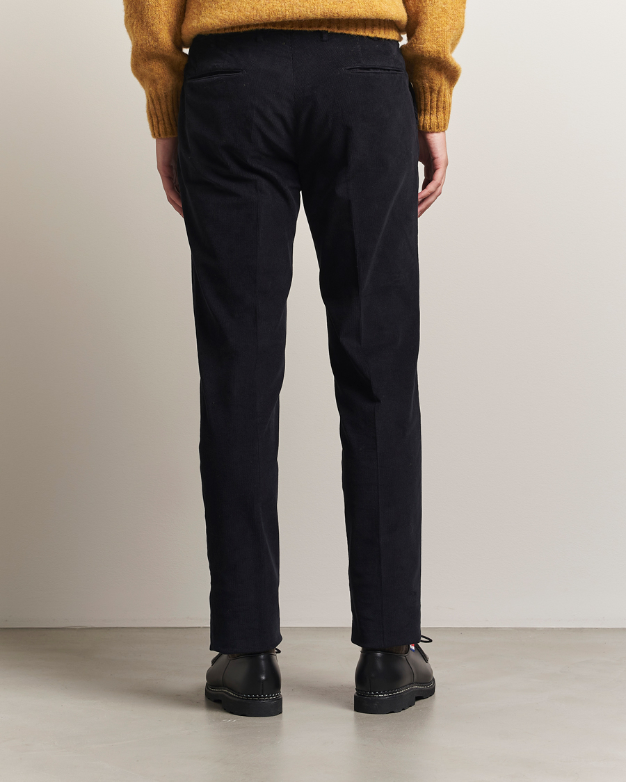 Herren | Hosen | Incotex | Slim Fit Baby Corduroy Trousers Navy