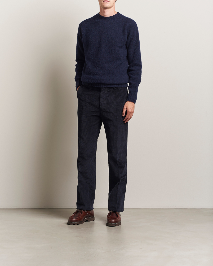 Herren | Hosen | Incotex | Regular Fit British Corduroy Trousers Navy