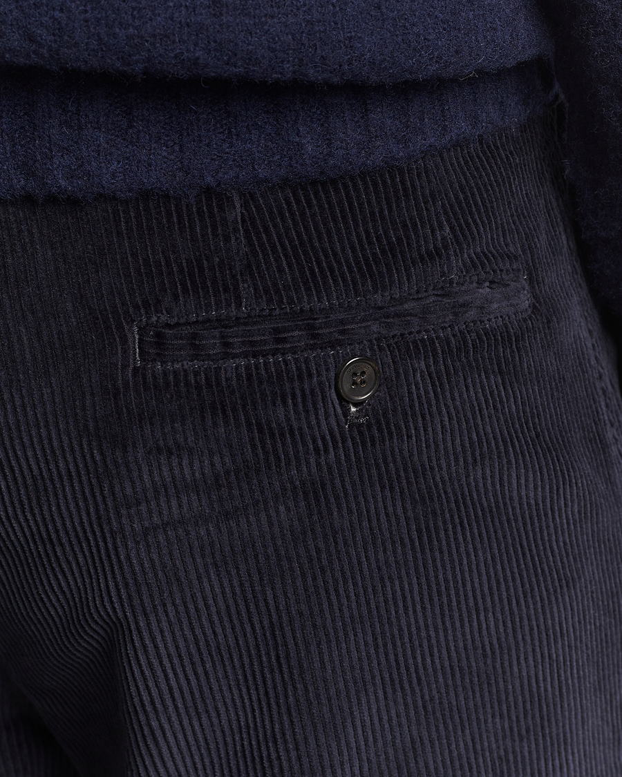Herren | Hosen | Incotex | Regular Fit British Corduroy Trousers Navy
