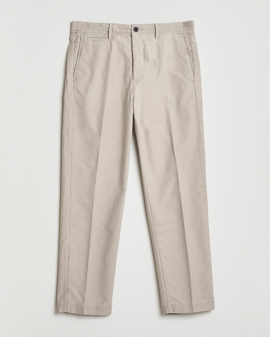 Herren | Hosen | Incotex | Regular Fit Garment Dyed Slacks Beige
