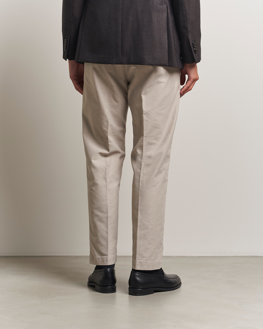 Herren | Hosen | Incotex | Regular Fit Garment Dyed Slacks Beige