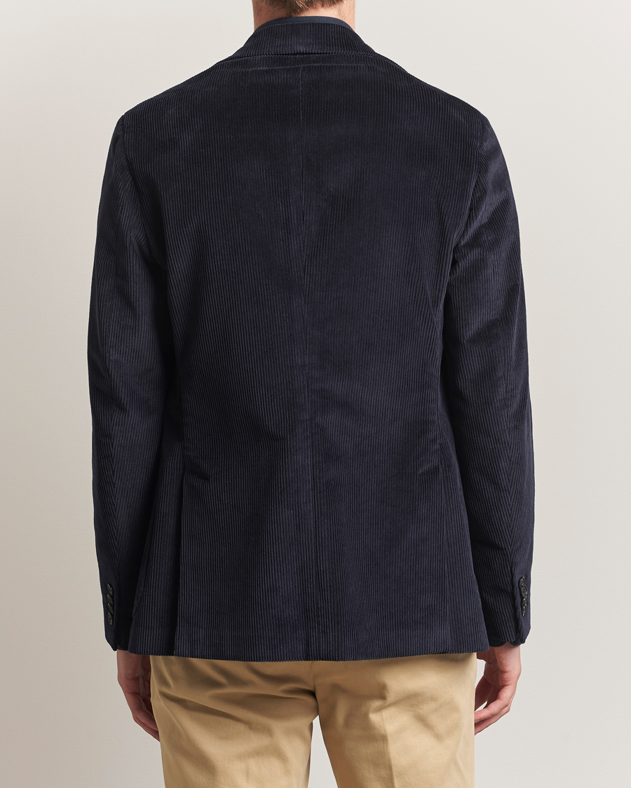 Herren | Sakkos | Incotex | Corduroy Blazer Navy
