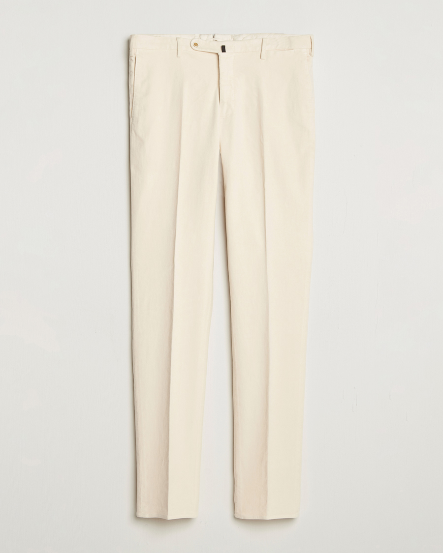 Herren | Hosen | Incotex | Regular Fit Moleskine Trousers Off White