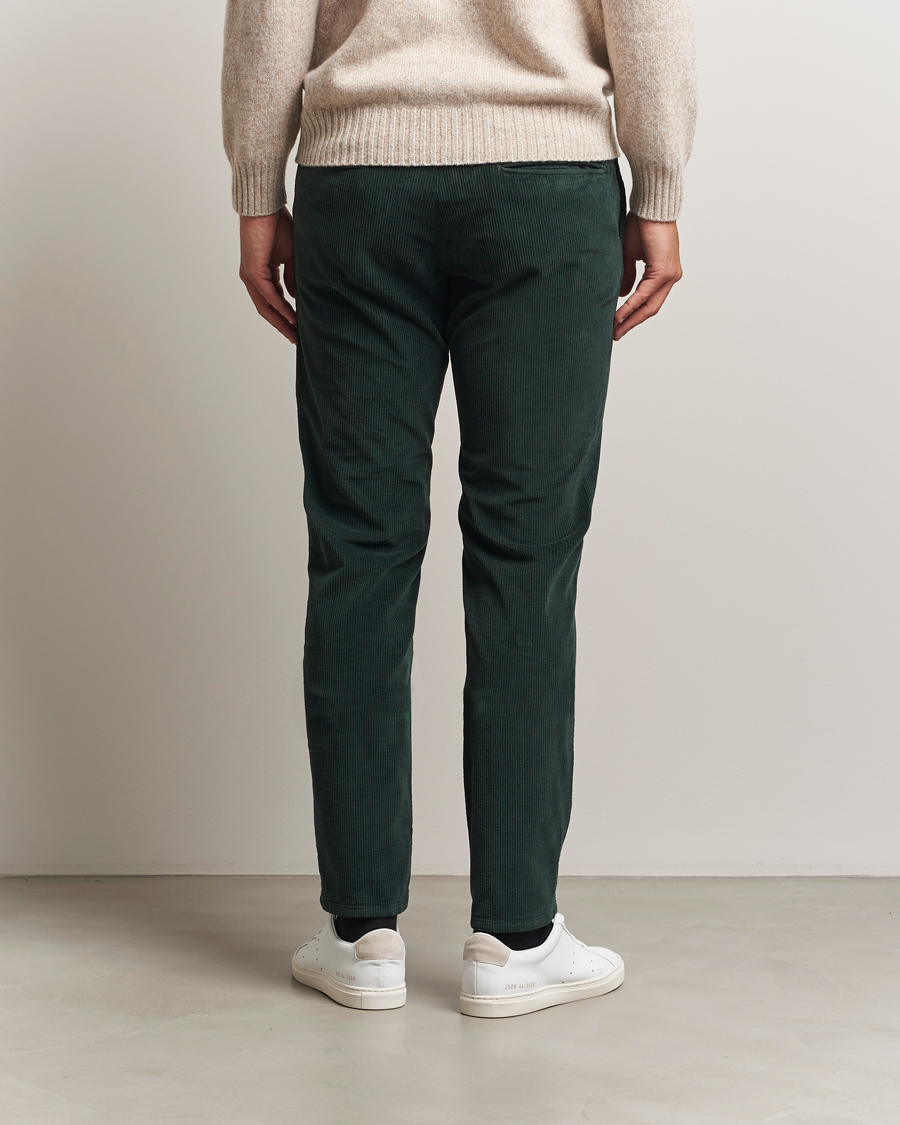 Herren | Hosen | Incotex | Slim Fit Leisure Cord Slacks Dark Green