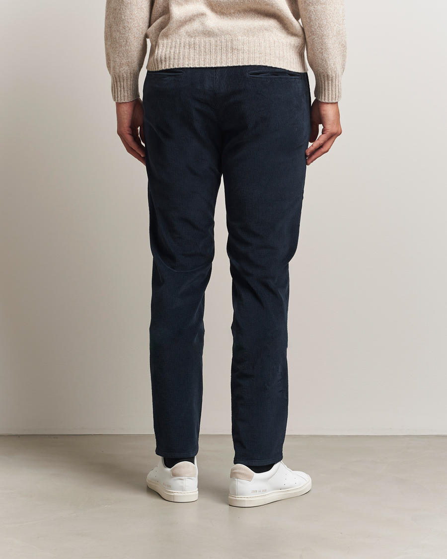 Herren | Hosen | Incotex | Slim Fit Leisure Cord Slacks Navy