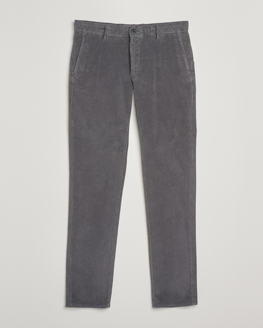 Herren | Hosen | Incotex | Slim Fit Leisure Cord Slacks Grey